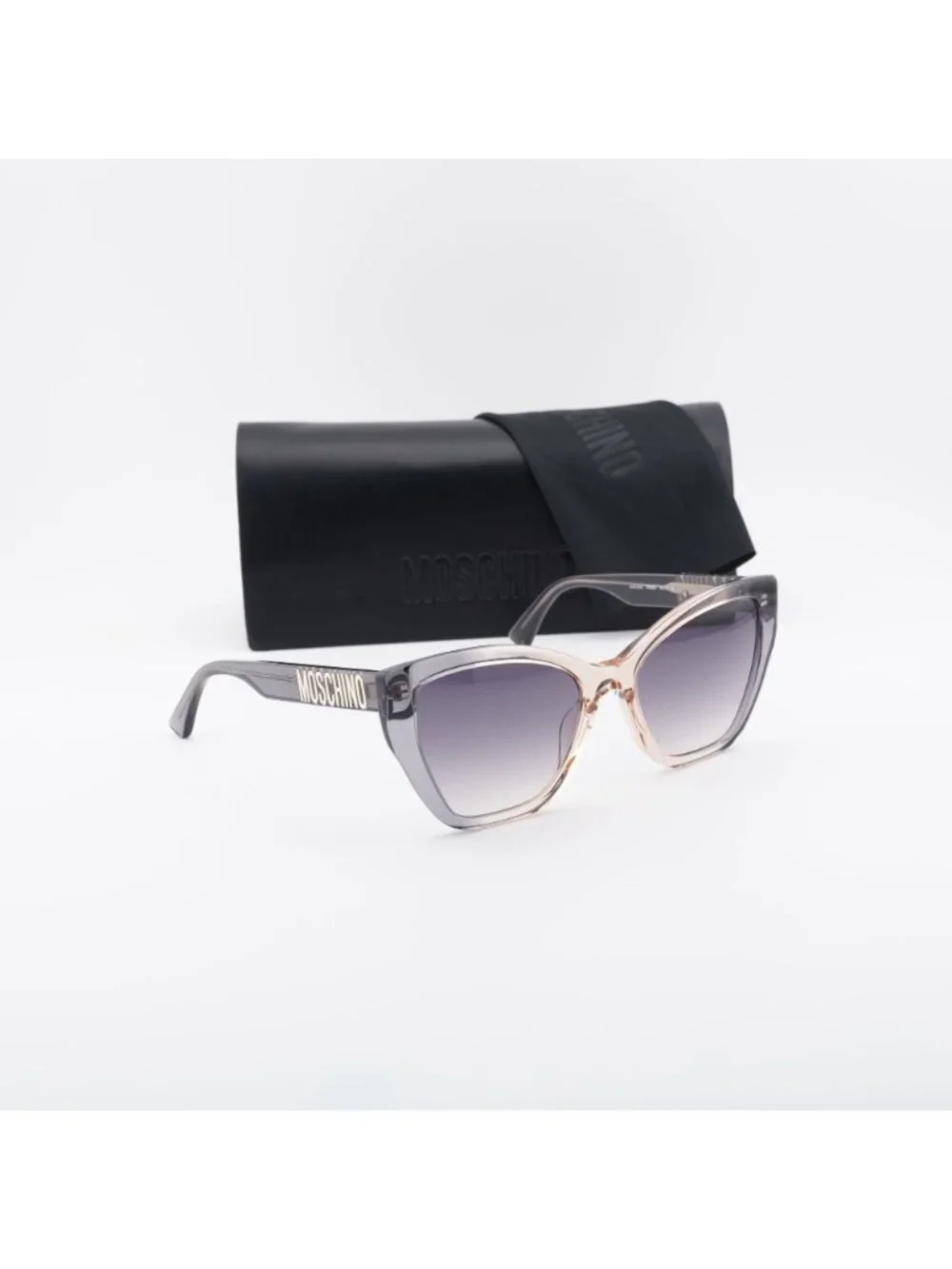 Moschino MOS155/S 0MQE 9O Cat Eye Sunglasses - Grey